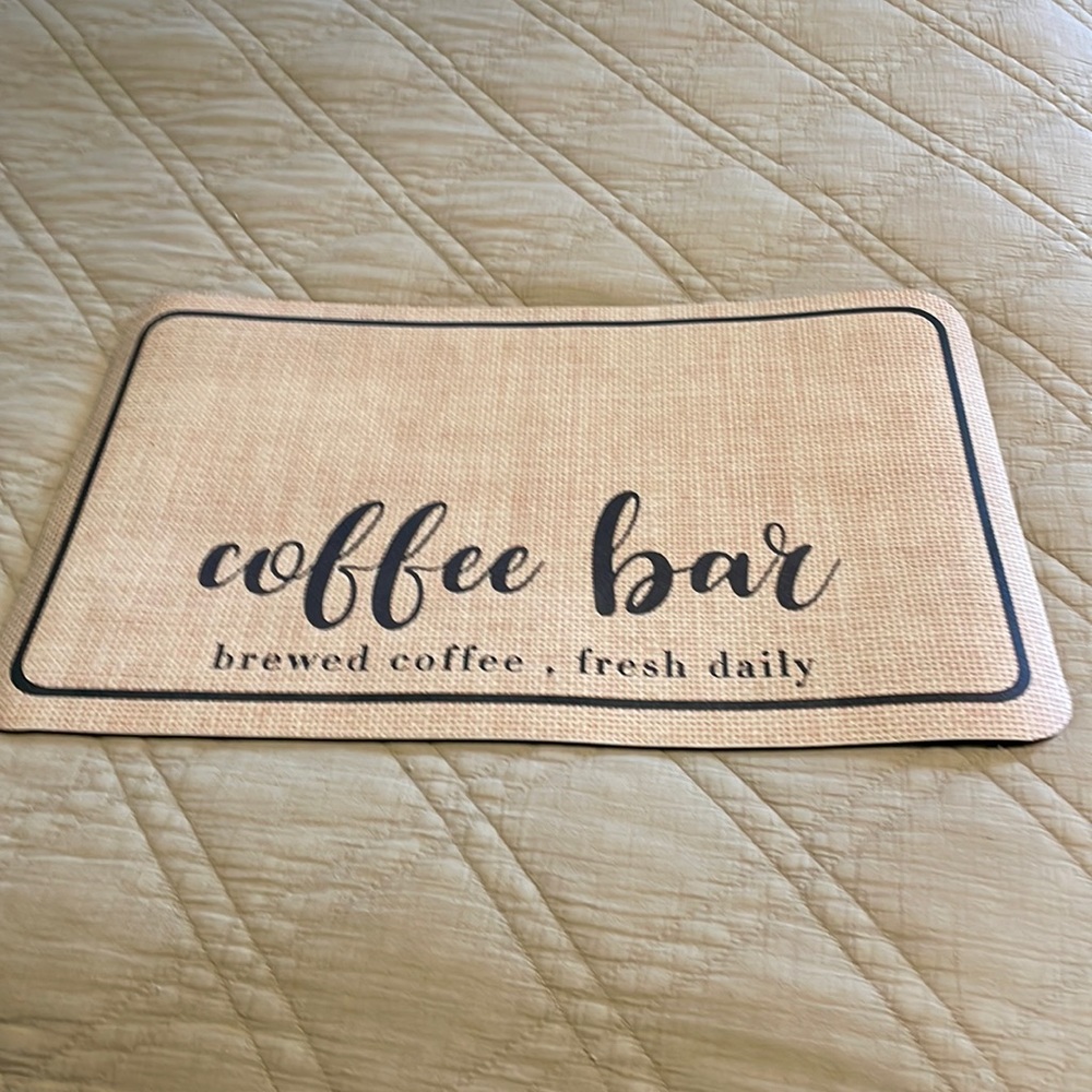 Coffee maker mat - Picture 1 of 3
